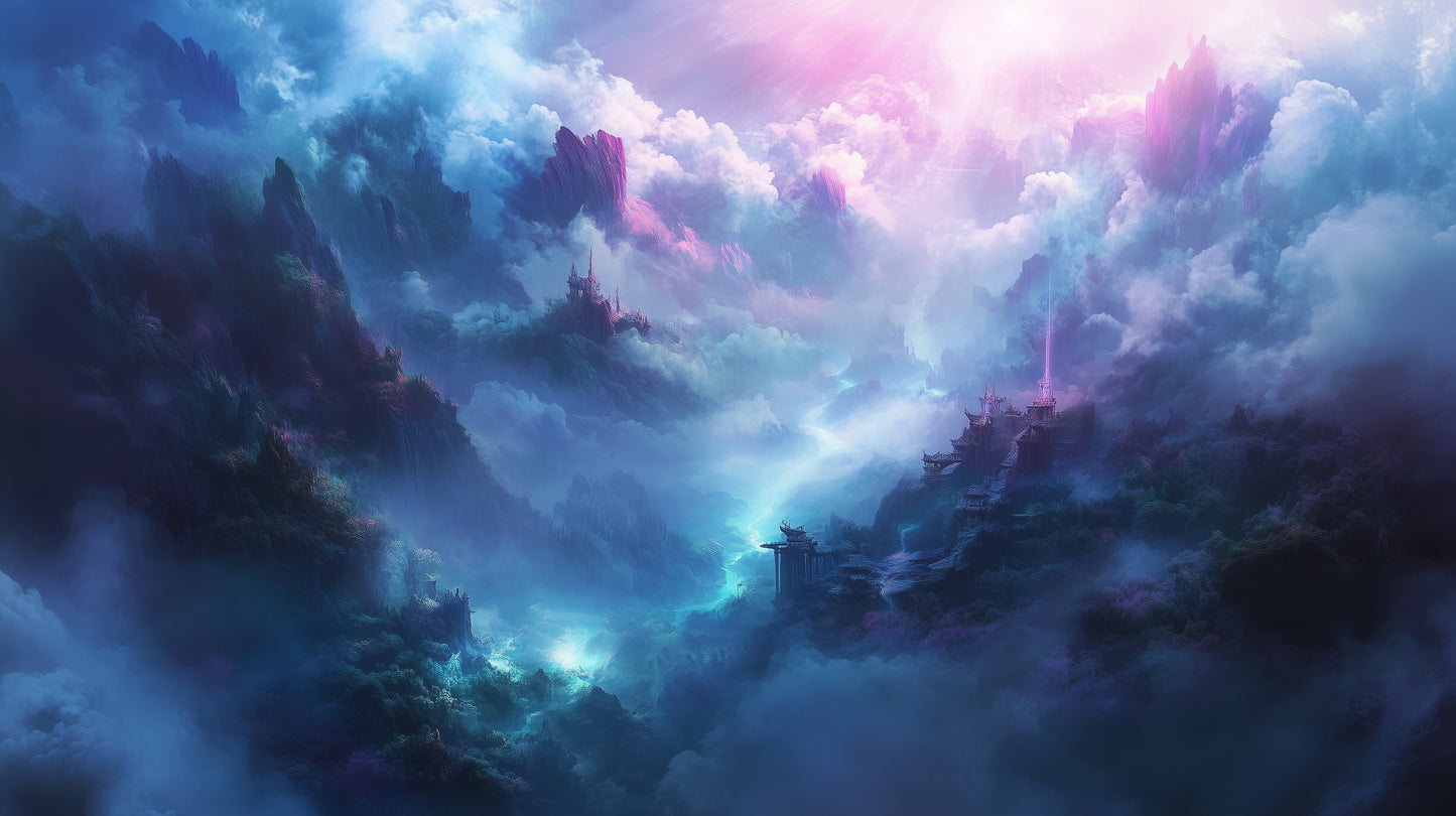 Beautiful Fantasy Landscape - digital wallpaper