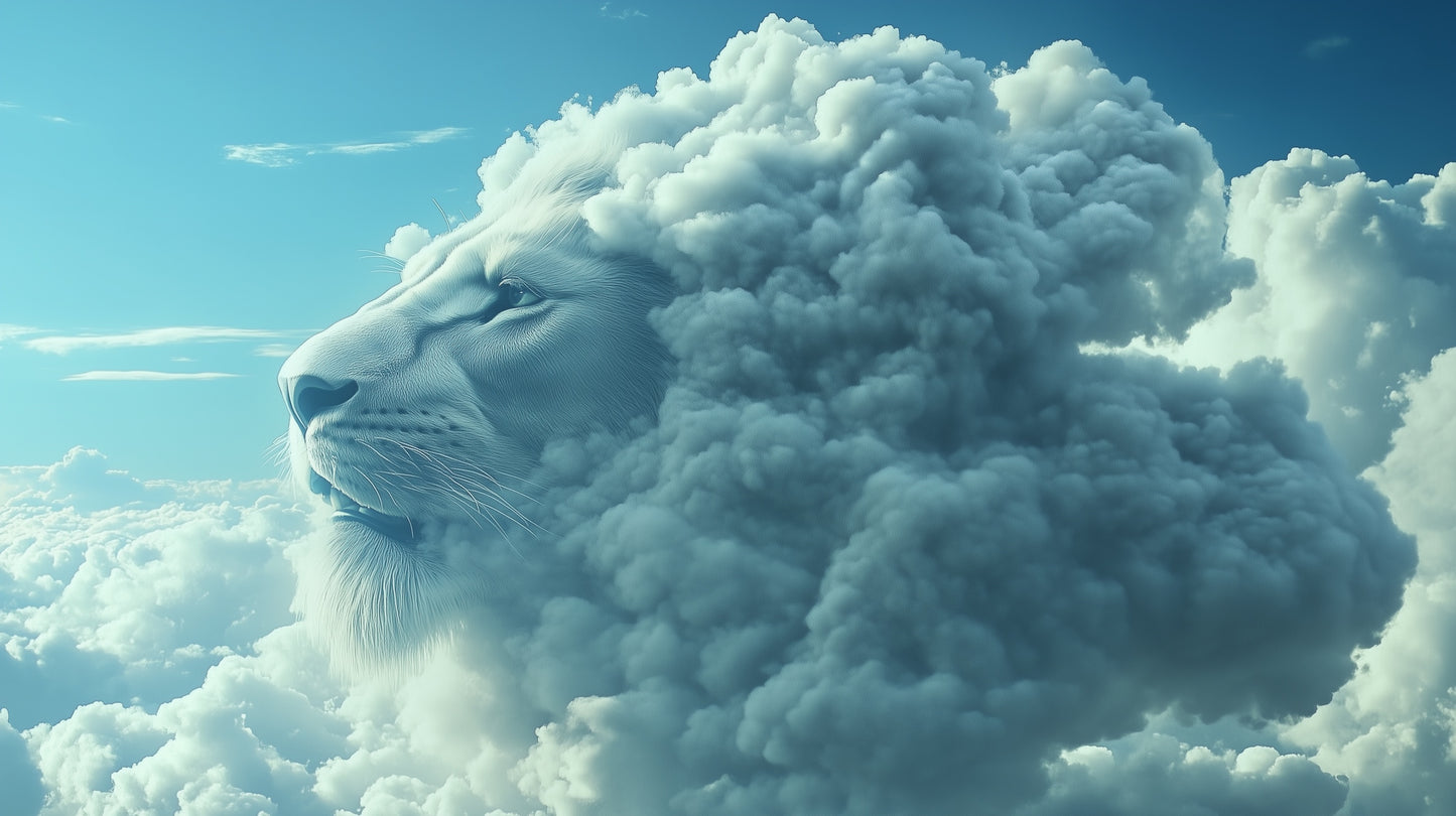 The King of the Clouds - fantasy digital wallpaper