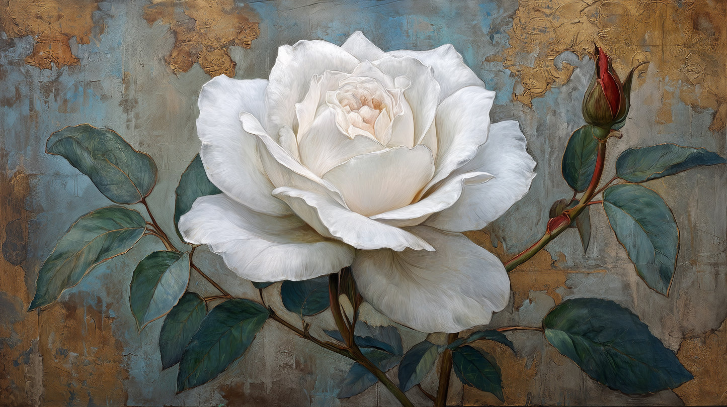 Medieval Rose - digital wallpaper