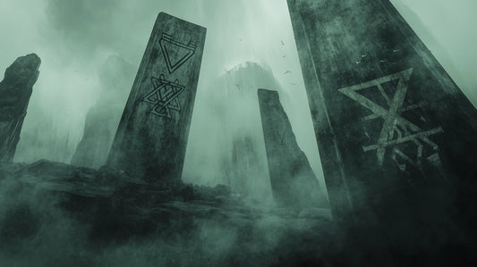 Viking Runestones - nordic digital fantasy art